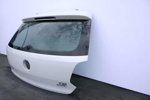 VW Polo 6R 6C Heckklappe Kofferraumklappe Klappe Scheibe weiß L0K1 (130365)