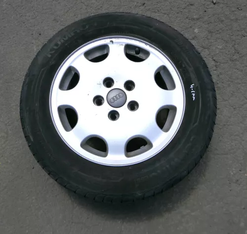 Audi A4 B5 A6 4B Alufelgen 205/60 R15 91H 6jx15H2 ET45 Reifen Felgen 5-6mm Ronal (130405)