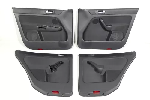 VW Golf Plus 5M 4x Türverkleidung Verkleidung Tür vorn hinten links anthrazit öö