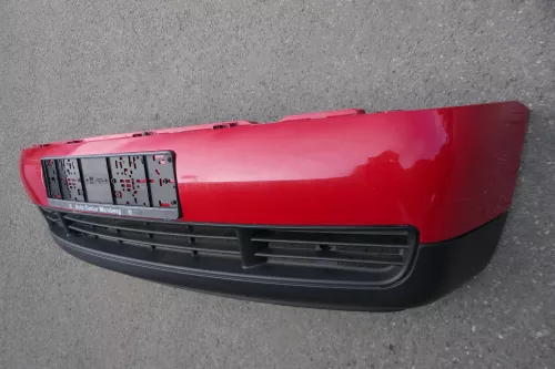 VW Lupo Stoßstange vorne Frontstoßstange Stoßfänger rot LY3D (130802)