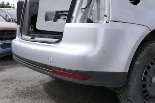 VW Touran 1T Stoßstange hinten Heckstoßstange Stoßfänger silber grau LA7W ref (140007)