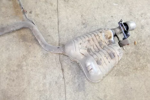 Audi A6 4F Auspuff Endschalldämpfer+Mittelschalldämpf hinten 3,0 TDI BMK Quattro (140292)