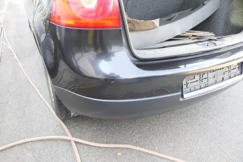 VW Golf 5 1K Limousine Stoßstange hinten Heckstoßstange schwarz LC9Z me (140309)