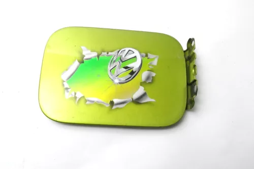 VW Golf 3 Cabrio Tankdeckel Deckel Tank Tankverschluß grün Airbrush