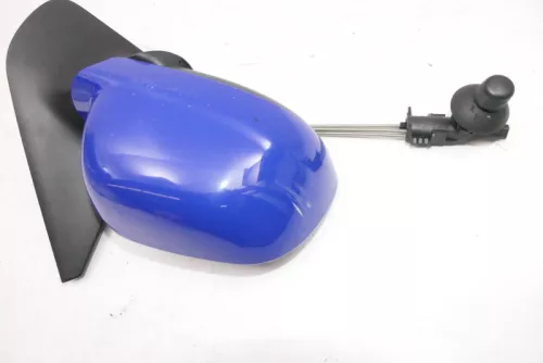 VW Golf 4 Bora manueller Spiegel vorne rechts Außenspiegel + Glas Blau LA5C (140487)