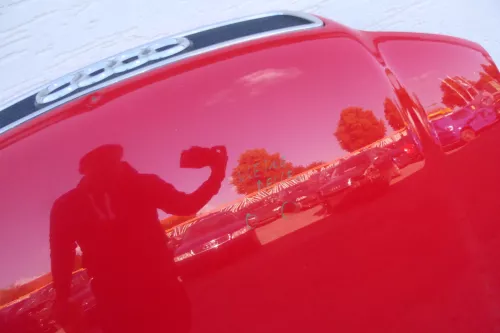 Audi A4 B5 Motorhaube Haube Klappe vorne rot laserrot LY3H bis ca. Bj. 1999 (140559)