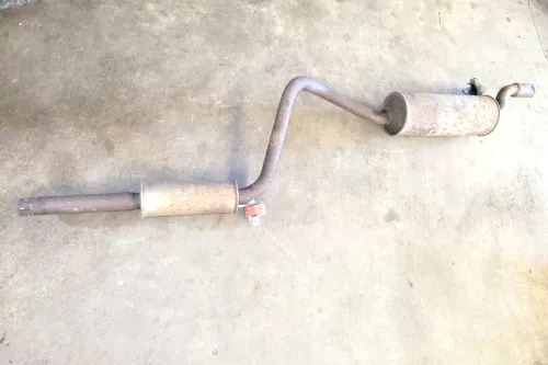 VW Golf 6R 6C Auspuff hinten Endschalldämpfer Benziner Mitteltopf Mittelschalldä