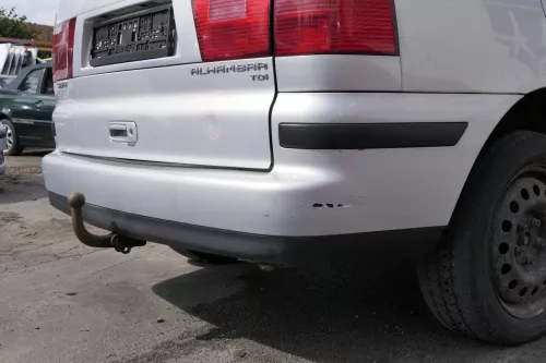 VW Sharan Alhambra 7M Stoßstange hinten Heckstoßstange silber LB7Z ab Bj. 2000 (140716)