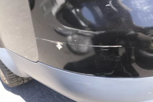 Audi A4 8E B6 Limousine Stoßstange hinten mit Spoiler schwarz LY9B PDC (140766)