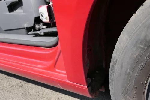 VW Touran 1T Kotflügel vorne rechts rot LY3D 1T0821022A ca.Bj.2003-2006 (140878)