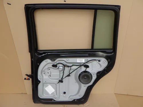 VW Touran 1T 1T3 Tür hinten rechts schwarz metallic LC9Z blackmagic mit Scheibe (141100)