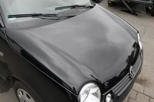 VW Lupo Motorhaube Klappe Frontklappe Haube vorne schwarz L041 uni (141203)