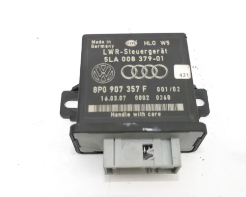 Audi A3 8P automatische Leuchtweitenregulierung LWR Steuergerät 8P0907357F