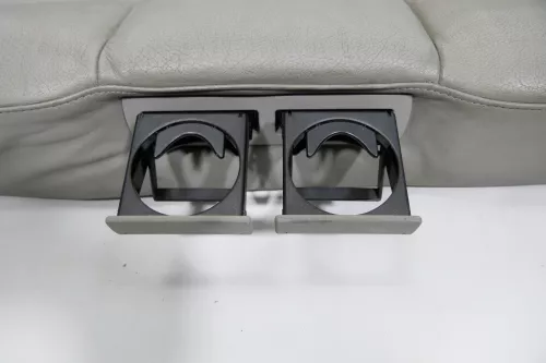 Audi A6 4B Avant Kombi Rückbank Rücksitzbank Sitz Rücksitz Leder grau (141529)