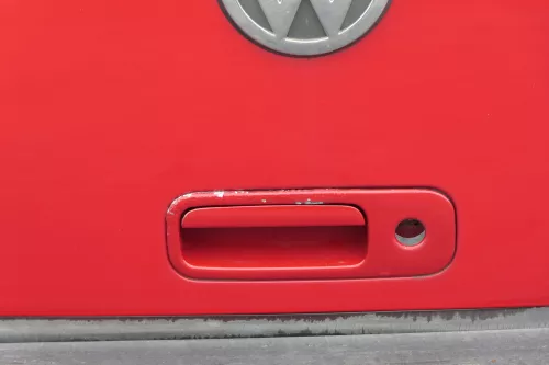 VW Lupo 6X Heckklappe hinten Klappe Kofferraumklappe Scheibe rot LY3D Scheibe (141601)