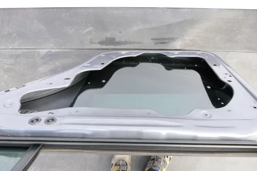 VW Touran 1T 1T3 Tür hinten rechts grau LD7X Platinum grey (141618)