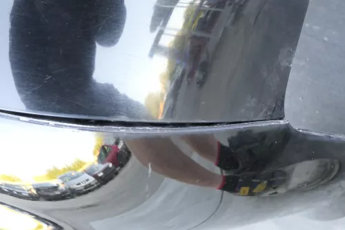 Audi A4 8E B6 Kombi Avant Stoßstange hinten mit Spoiler schwarz LY9B (141690)