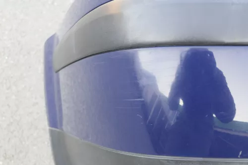 VW Passat 3B 3B5 Kombi Stoßstange hinten Heckstoßstange Stoßfänger blau LA5E (141695)