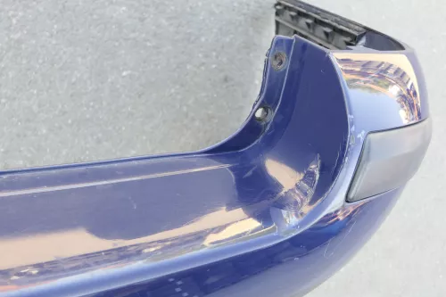 VW Passat 3B 3B5 Kombi Stoßstange hinten Heckstoßstange Stoßfänger blau LA5E (141695)