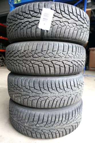 VW Golf 6 Caddy 2K 195/65 R15 91T Winterreifen M+S Felgen Reifen M&S ca.6-7mm X (141772)