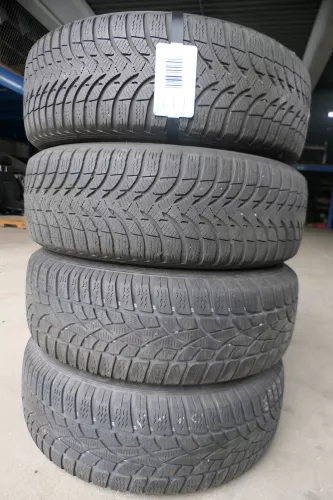 VW Golf 6 Touran 1T 195/65 R15 91H Winterreifen M+S Felgen Reifen M&S ca. 5-6mm (141782)