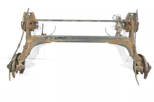 Audi 80 8C Achse hinten Hinterachse Achsträger Scheibenbremse (141892)