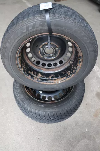 2x Audi A4 8E A6 4B 195/65 R15 91H Winterreifen M&S Reifen Felgen 5mm (142020)