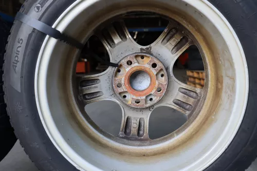 Audi A4 8K B8 Alufelgen Felgen Reifen 205/55 R16 91T M&S Winterreifen Borbet (142063)