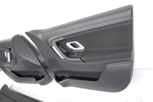 4 x Skoda Fabia 5J Stufenheck Türverkleidung Verkleidung Tür vorne +hinten links (142123)