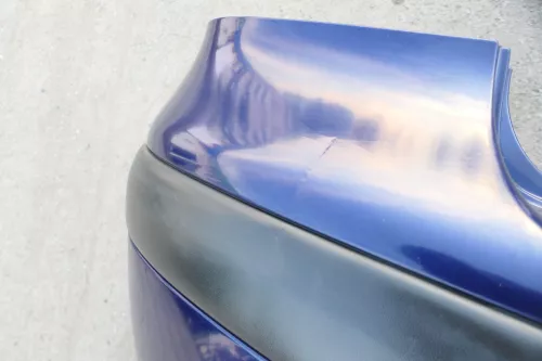 VW Golf 4 Limousine Stoßstange hinten Heckstoßstange Stoßfänger blau LB5N indi (142190)