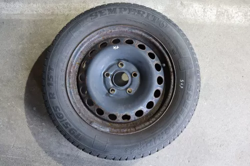 4x Skoda Octavia 1Z 195/65 R15 91T Winterreifen M+S Felgen Reifen M&S ca. 5-6mm (142222)