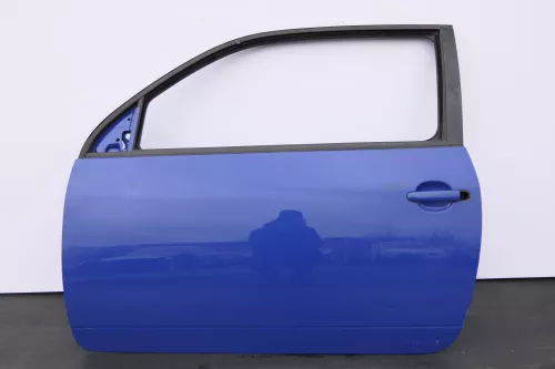 VW Lupo 6E 3L FSI Tür vorne links Fahrertür grau blau LW5Z (mechanischer Fenster