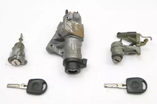 VW Polo 9N 9N3 Schloßsystem 1 Türschloß 2x Schlüssel Zündschloß Heckschloß KEINE (142358)