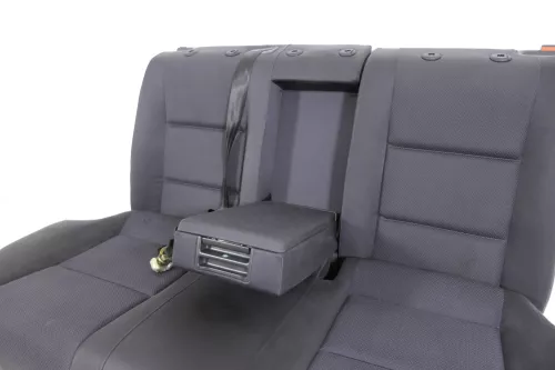 Audi A4 B6 B7 8E Sitz Rückbank Rücksitzbank hinten 3-Punkt-Gurt Armlehne (142638)