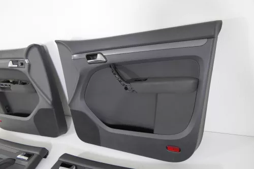 VW Touran 4x Türverkleidung Verkleidung Tür vorne +hinten links anthrazit 142666 (142666)