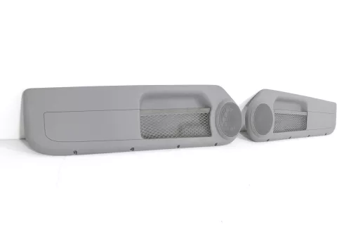 VW Lupo Arosa Türverkleidung Verkleidung Tür vorne links + rechts unten Boxen gr (142677)