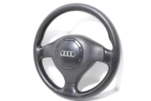 Audi A4 B5 A6 4B A8 Lenkrad schwarz 3-speichen airbag (143045)