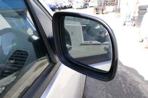 VW Lupo Arosa manueller Spiegel Außenspiegel rechts manuell schwarz matt (143099)