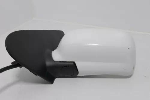 VW Polo 6N manueller manuell Spiegel Außenspiegel links mit Glas weiß LB9A (143102)