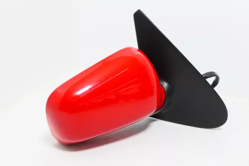 VW Polo 6N elektrischer Spiegel Außenspiegel rechts außen rot LP3G