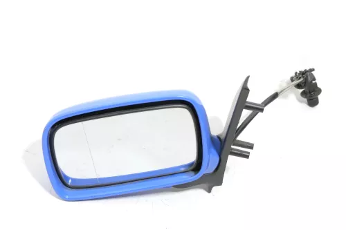 VW Polo 6N manueller manuell Spiegel Außenspiegel links Glas blau L59Q hellblau