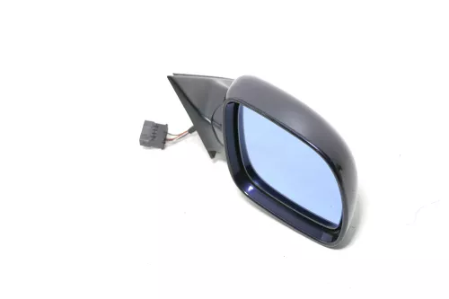 Audi A4 B5 Spiegel Außenspiegel rechts elektrisch blau LZ5L mingblau