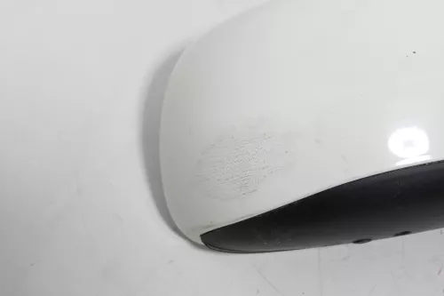 VW Polo Kombi mechanischer Spiegel vorne rechts Außenspiegel weiß LB9A abBj.1999 (143324)