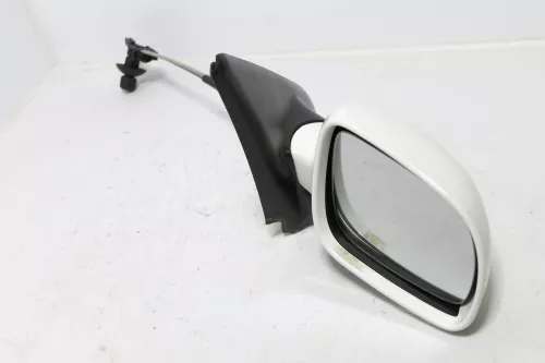 VW Polo Kombi mechanischer Spiegel vorne rechts Außenspiegel weiß LB9A abBj.1999