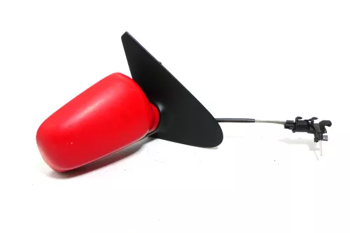 VW Polo 6N manueller manuell Spiegel Außenspiegel rechts rot LP3G (143340)