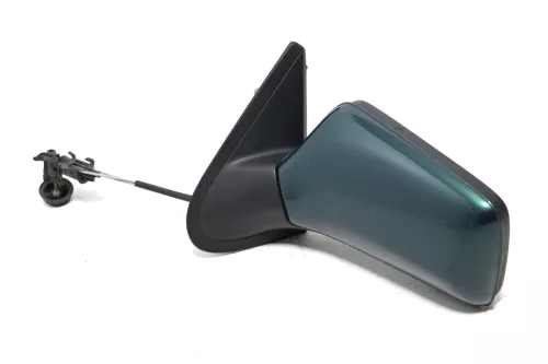 VW Golf 3 Vento manueller Spiegel Außenspiegel links original grün LC6P (143341)