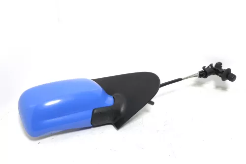 VW Polo 6N manueller manuell Spiegel Außenspiegel rechts Blau hellblau LS9Q L59Q (143356)