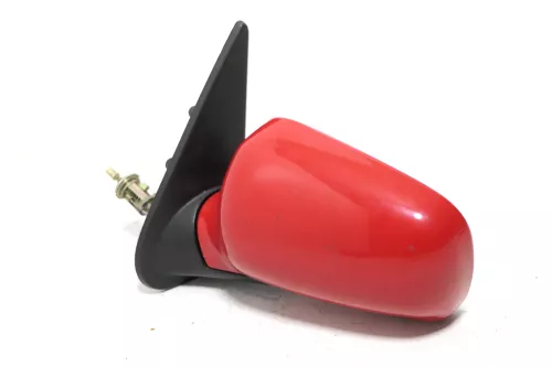 VW Polo Kombi manueller Spiegel vorne links rot (LP3G?) (Aufnahme vergleichen!) (143397)