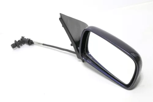 VW Polo 6N manueller manuell Spiegel Außenspiegel rechts blau dunkelblau & Glas