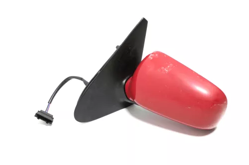 VW Polo 6N elektrischer Spiegel Außenspiegel links außen mit Glas rot LP3G flash (143432)